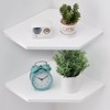 Corner Wall Shelves, Corner Floating Shelves Set of 2 Solid