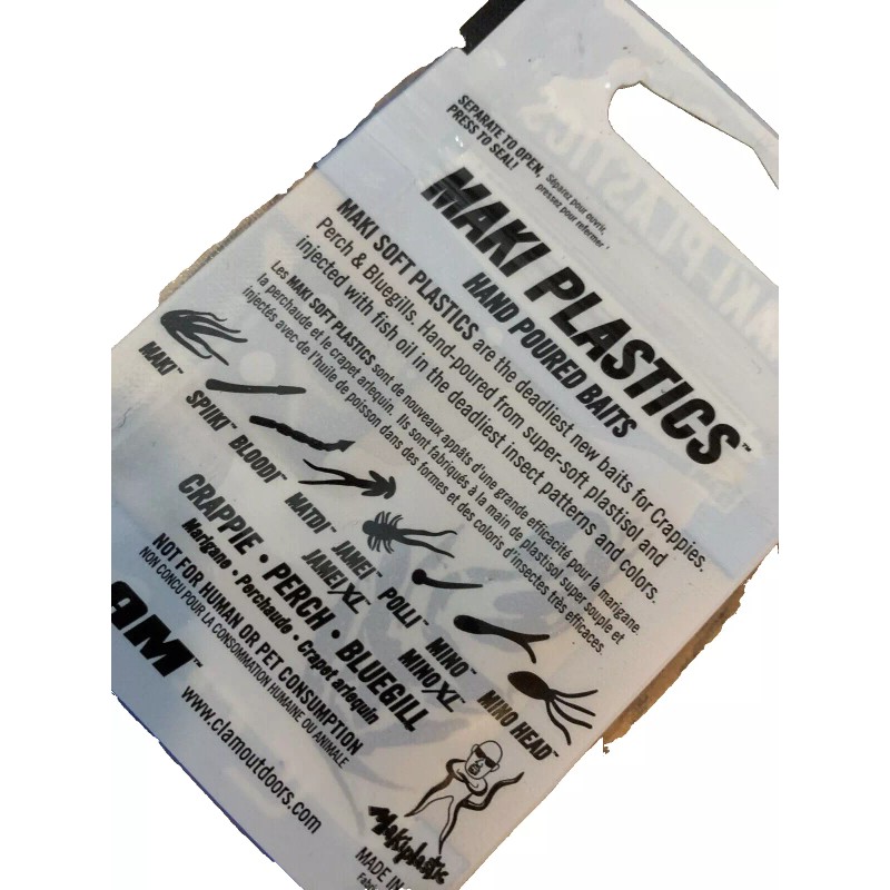 Maki PlasticBait Mino Shiner 1pk of 8pcs-BRAND NEW-SHIPS N 24