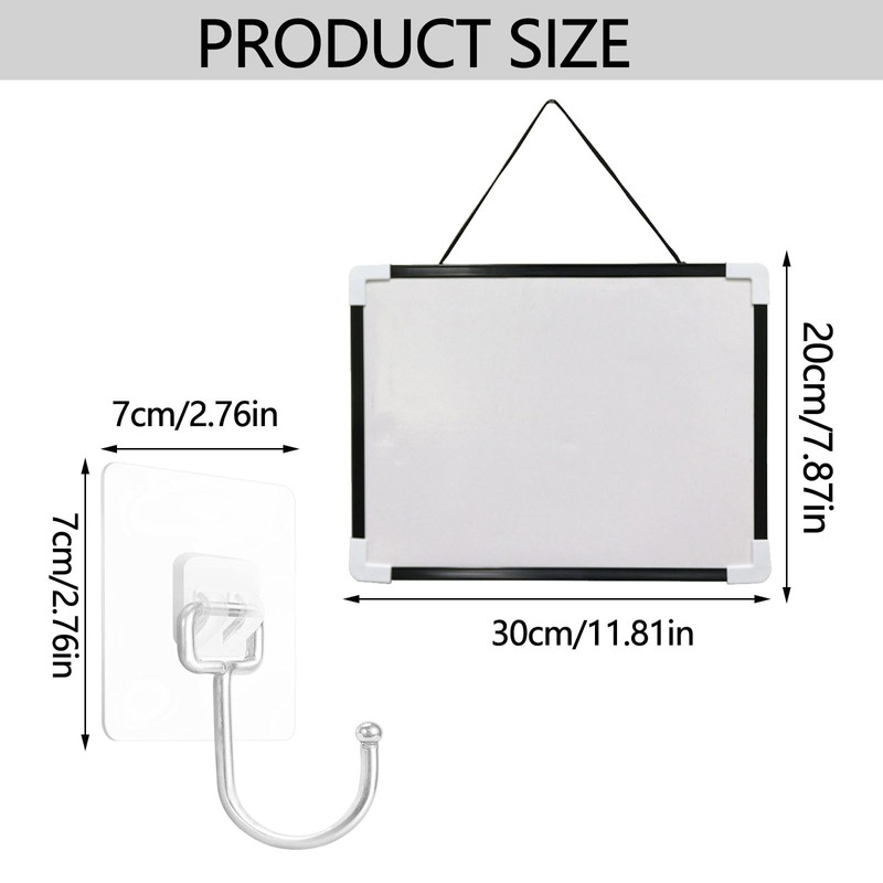 Magnetic Whiteboard, Small White Magnetic Board, Magnetic Mini Whiteboard, Dry