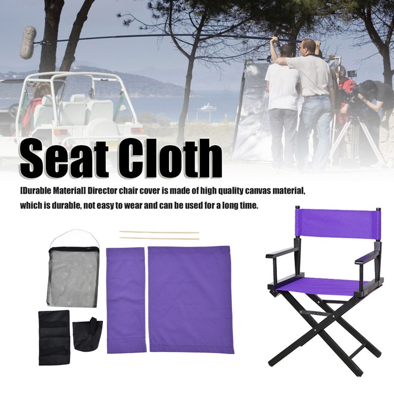 Director Chair Cover Replacement with Storage Bag Canvas Seat Chair