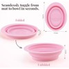 Makeup Brush Cleaning Bowl, Compact Lightweight Accessory for Travel and