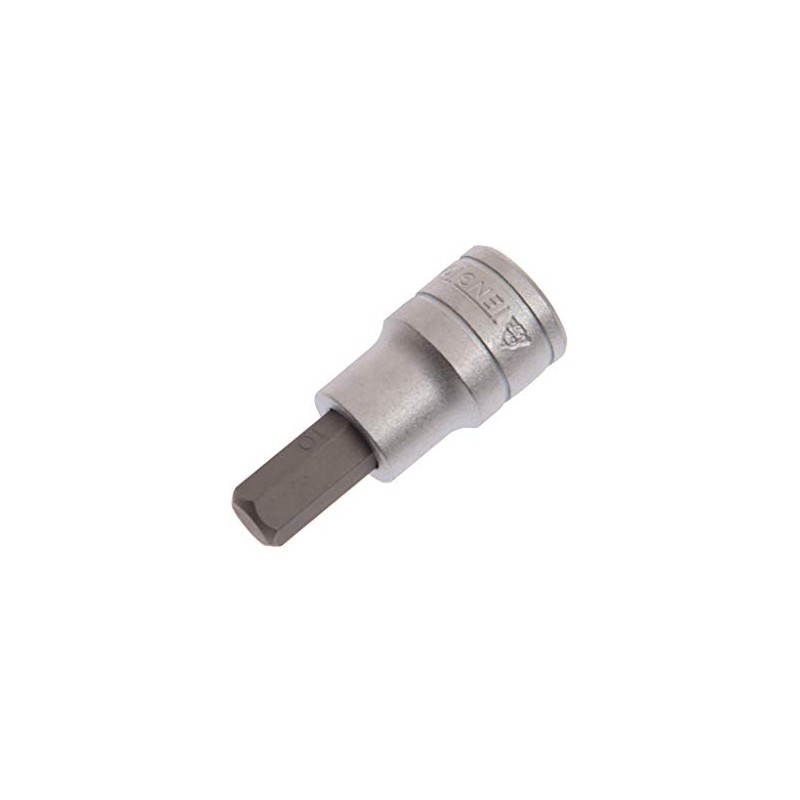 Teng M121514c Hex Bit Socket 14mm 1/2in Square Drive, Silver