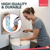 SOL 2pk Drain Snake Shower and Sink Unblocker Tool 100cm
