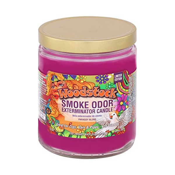 Smoke Odor Exterminator Woodstock Candle, 13 oz