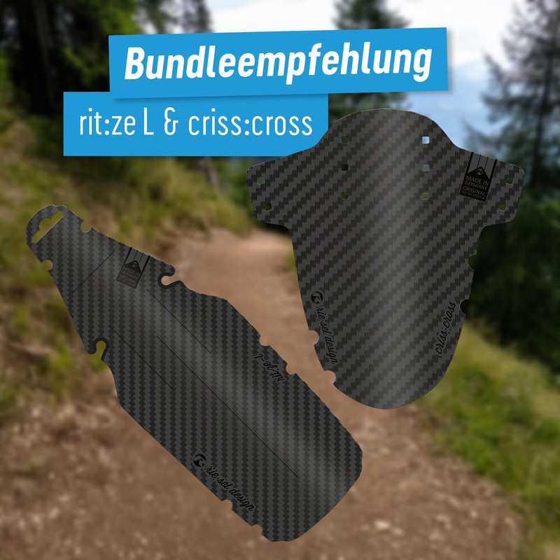 Riesel Design - rit:ze L - Mudguard for the Saddle/Road