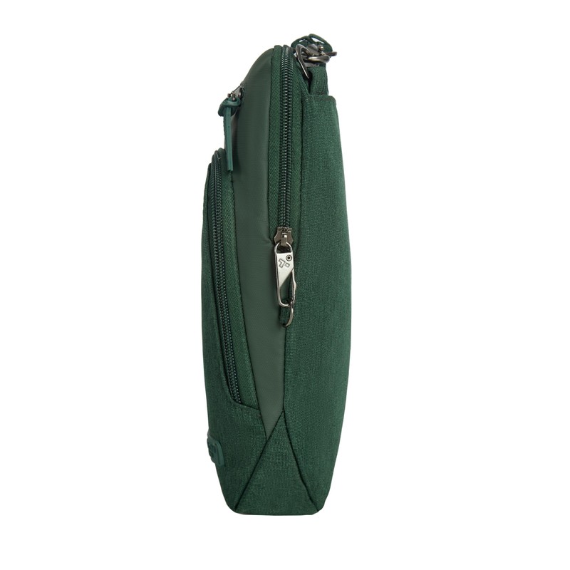 Travelon Unisex Metro Anti-Theft Small Crossbody Bag Forest Heather, Forest