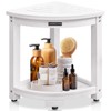 KingPavonini HDPS Corner Shower Stool for Inside Shower Waterproof, Anti-Fading