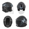 VCAN V88 3/4 Open Face Motorcycle Scooter Helmet ECE &