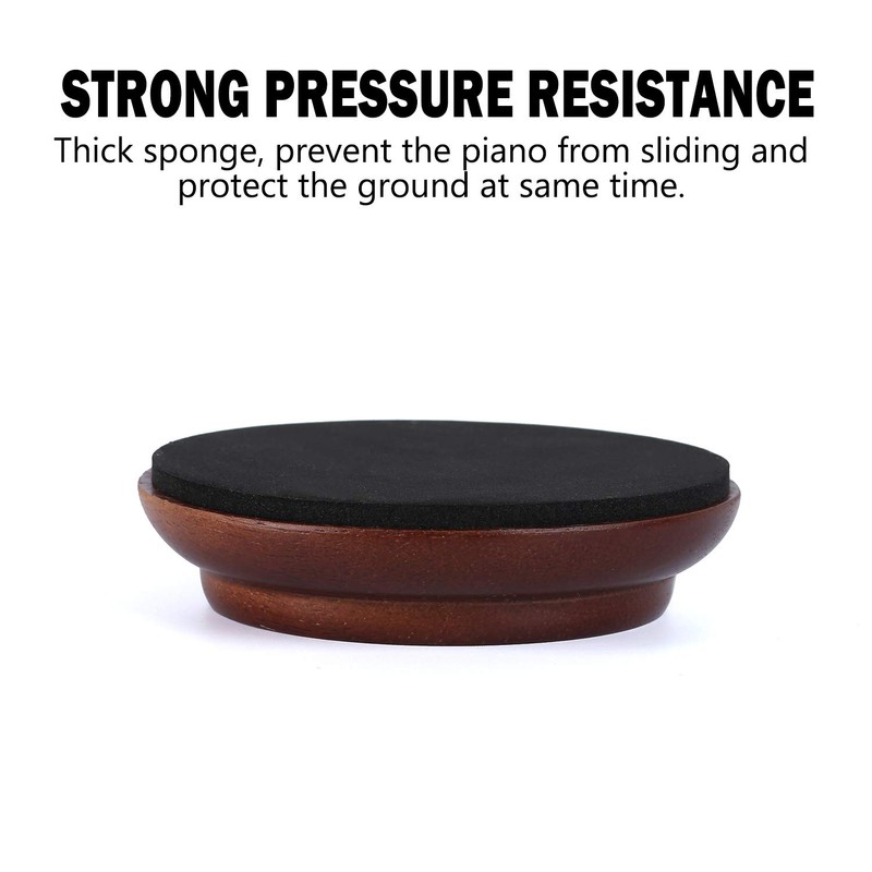 Hardwood Piano Caster Cups Floor Protector Solid Caster for Upright