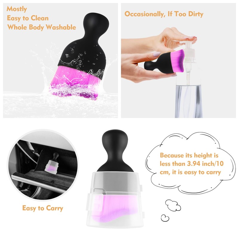 Car Interior Cleaning Brush Car Duster Interior with Ultra Soft