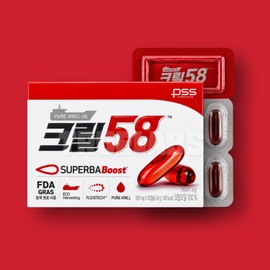 Perceth Krill 58 Krill Oil 1 Box Akersa Super Bar Boost / 펄세스 크릴58 크릴오일 1박스 아커사 슈퍼바부스트