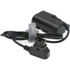 Uonecn DR-E6 Dummy Battery to D-Tap Power Cable for Canon EOS 5D Mark IV 5DSR 5D2 5D3 6D 60D 7D 7D2 70D 80D R6 Compatible 8V Output Camera Power Adapter 80cm