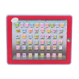 Baby Kids Toddler Learning English Machine Tablet Early Educational Study Toy (Pink)