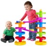 Ball Drop Educational Toy with Bridge - Advanced Spiral Swirl