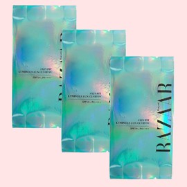 BAZAAR Skin Fit Luminous Sun Cushion Refill SPF50+ PA++++, 3 pieces / BAZAAR 스킨 핏 루미너스 선쿠션 리필 SPF50+ PA++++, 3개