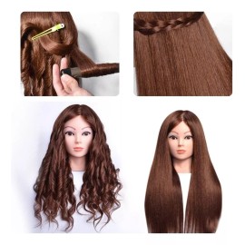 Generic Modelo Cabello Real Cabello Lacio Castaño
