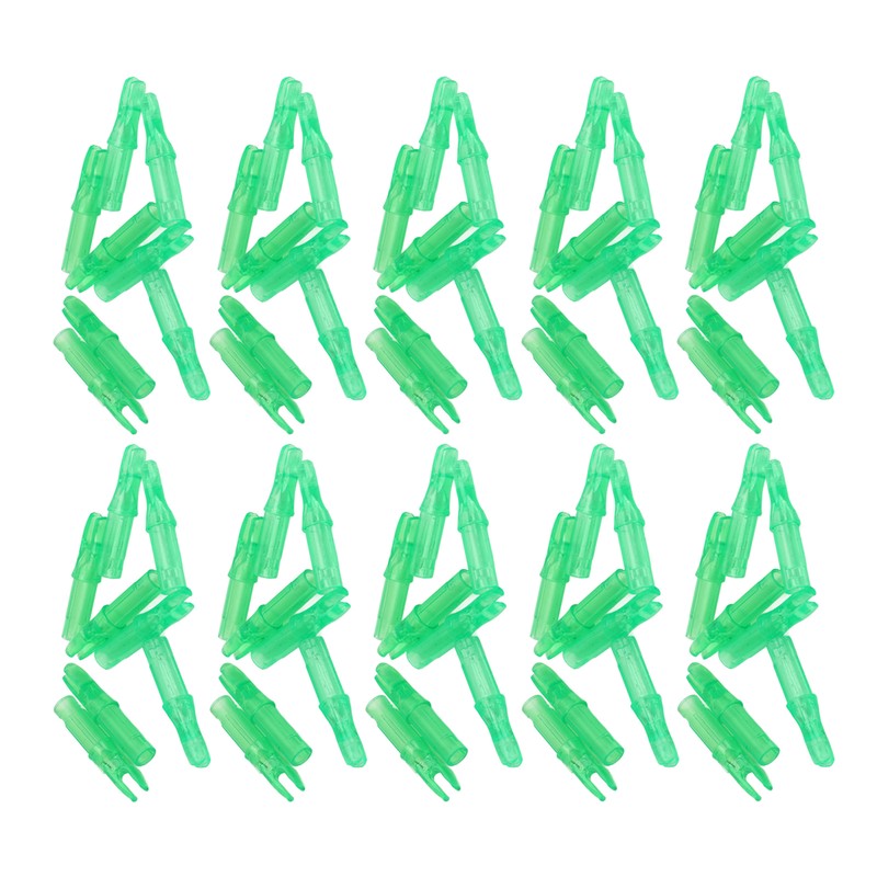 100pcs Archery Arrow Nock Durable Plastic Insert Arrow Nocks Light