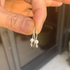 20pcs Sterling Silver Daisy Flower Earring Hooks Ear Wire Earwire