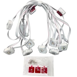 ASAHOM 16.4ft Extension Lights, Only Compatible S1050 RGBCW Permanent Outdoor Lights(Not Include Power Supply)-White