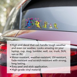 tokidoki Family Decals - Kaiju Nation