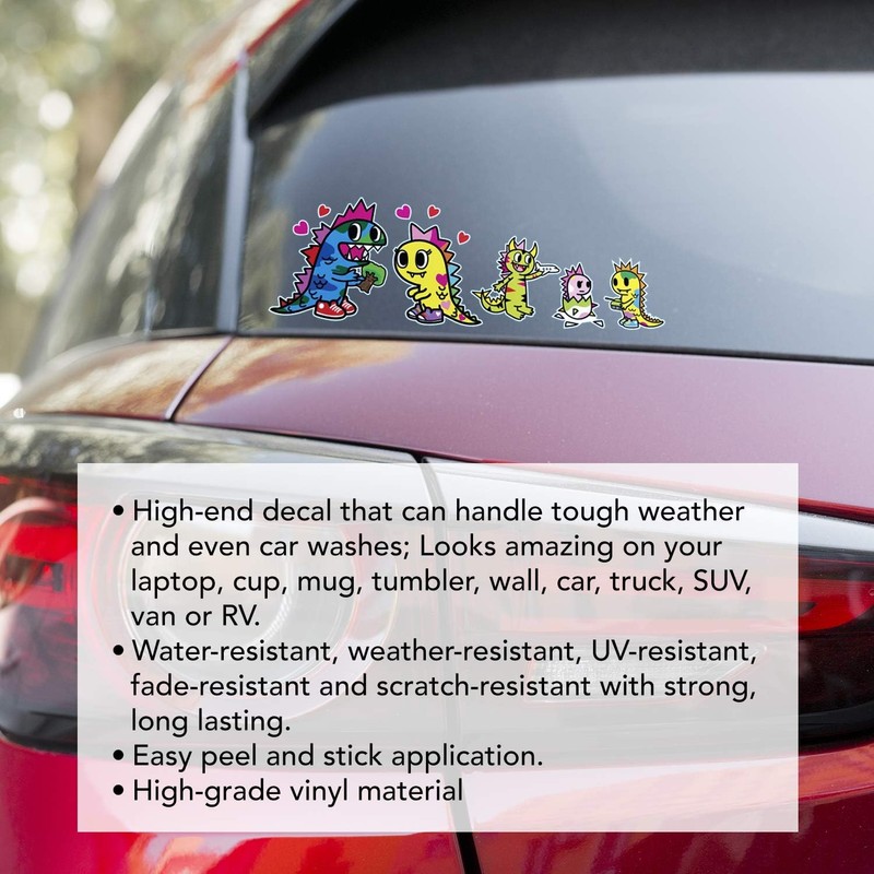 tokidoki Family Decals - Kaiju Nation