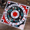 Medikaison Michigan Rummy Board Game Set Tripoley Game Felt Mat