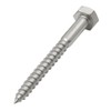 1/4" x 3-1/2" Hex Head Lag Screws, 304 Stainless Steel