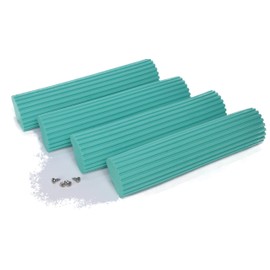 The Super® Standard 11" PVA Sponge Mop Refills - 4 Pack Plus Free Stainless Steel Screws