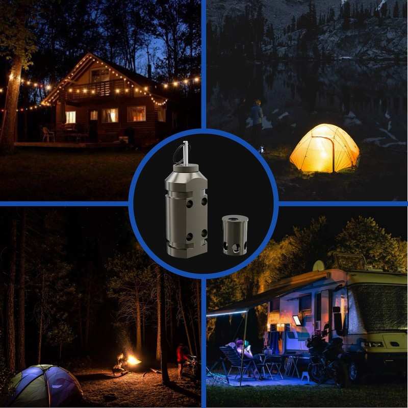 MTGSTOCL 2 Pack Upgraded Perimeter Trip Alarm 12 Gauge Camping