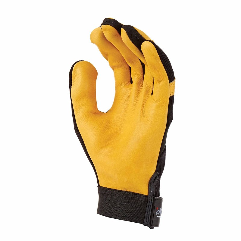 Maxisafe G-Force Leather Palm Mechanics Gloves, Large