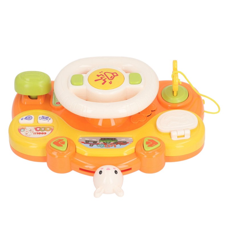 Baby Steering Wheel Toy Multifuntional Lighting Effects Educational Musical Steering