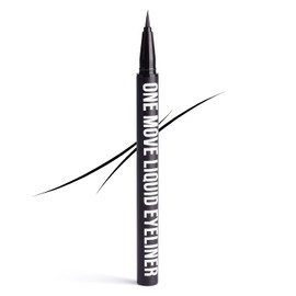 Inglot, One Move Liquid Eyeliner, Waterproof Formula, Extremely Durable, Delicate Matte Finish, Eye Makeup, Black Eyeliner for Perfect Application, 0.55 ml