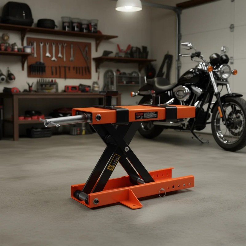 Scissor Lift Table 240Kg Steel Electric Folding For Motorcycle Repair
