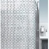 Spirella 10.16131 Peva-Duschvorhang 180 x 200 cm, Grid Silver