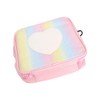Lunch Bag Small Lunch Box Gradient Pink Reusable Leakage Proof