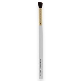 F.A.R.A.H Flat Eyeshadow Brush 155E – White – Vegan Blending Brush for Creams & Powders – Precise Eye Makeup Application – Brass Ferrule & White Wooden Handle