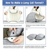 COLMO Cute Shell Cat Bed Cave Tunnel Toy Ball Multifunction