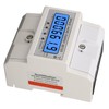 Digital Energy Meter, 3x127/220VAC Digital DIN Rail Electricity Meter Backlit