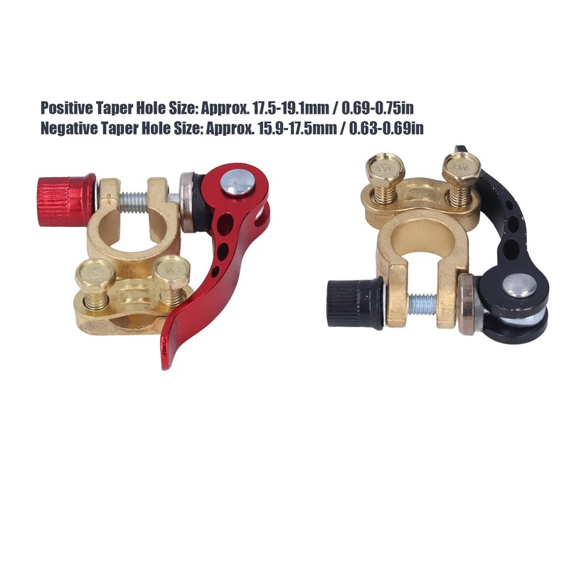 Car Battery Terminal Connector, 2PCS Batteries Clamps Quick Disconnect and
