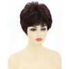 XIROM UN Short Synthetic Fiber Wigs with Bang for Womens