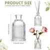 Glass Diffuser Bottles 3.8 High 100ml 3.4 Fl Oz Round