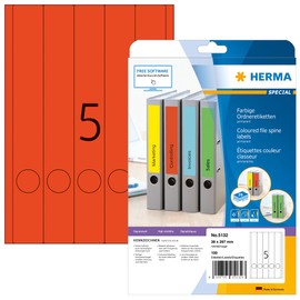 Herma Folder Spine Labels