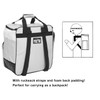 BRUBAKER "Champion" Combo Ski Boot Bag and Ski Bag for