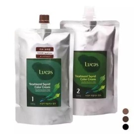 Lucasta 루카스타 새치 트리트먼트 칼라크림 [블랙] Rucasta Gray Hair Treatment Color Cream [Black]