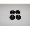 JL Missouri Parts 4X 3/8" #8-32 Screw in 1" Rubber
