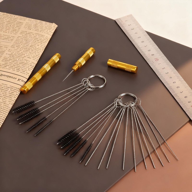 22Pcs Airbrush Cleaner for Spray Paint, Airbrush Cleaning Kit Accessories