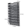 PAG Hanging Wall File Holder Organizer Mail Sorter Literature Rack