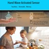 LAMPAOUS LED Dimmable Under Cabinet Lighting Kit, Hand Wave Activated