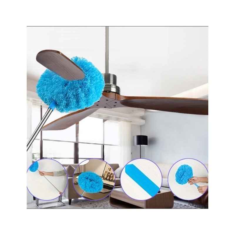 Ceiling Fan & Household Dust Buster: Removable Microfiber Duster with
