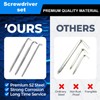 3PCS Offset Screwdriver Set S2 Steel L-Type Double Head Offset